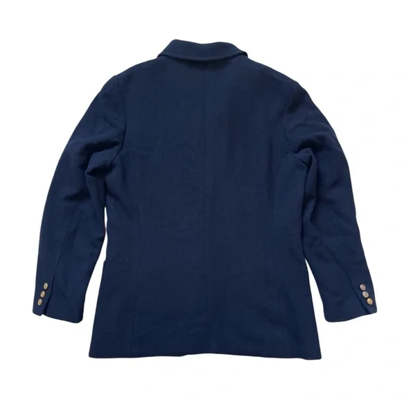 Vintage Liz Claiborne Navy Wool Blazer | Size Medium - Picture 6 of 6